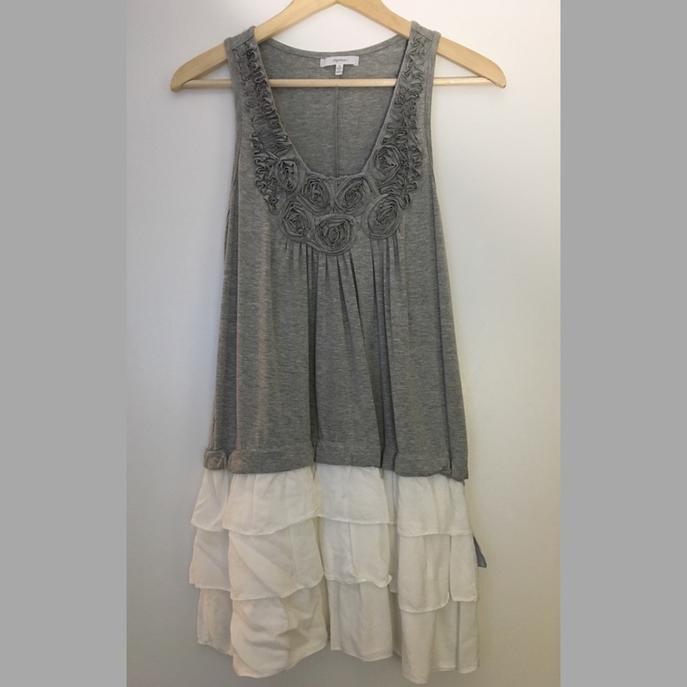 Mystree Gray/White Dress